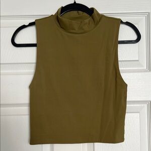 Aritzia Babaton Contour Sleeveless Mockneck Top